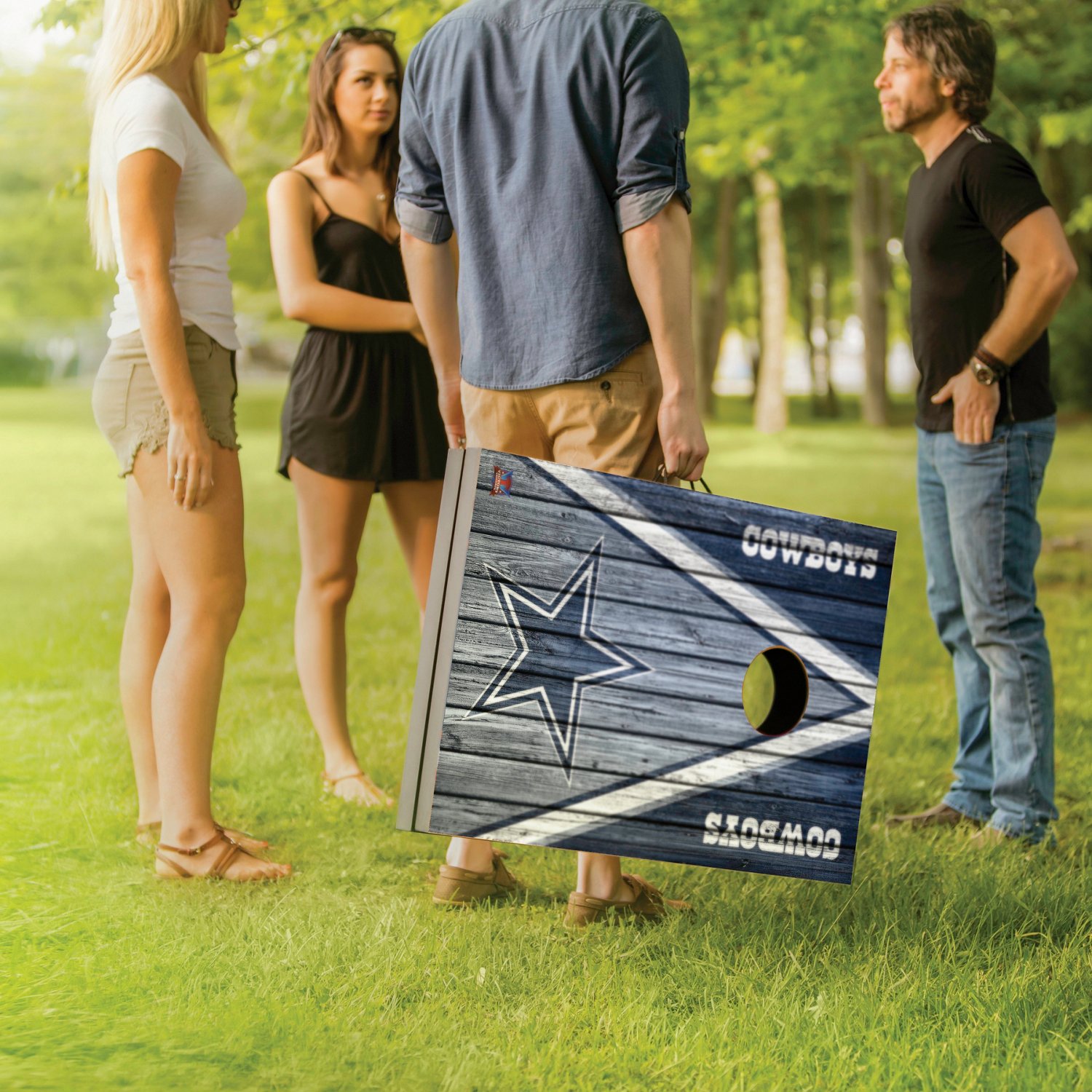 Dallas Cowboys Cornhole Boards, Cowboys Bean Bag Toss Games