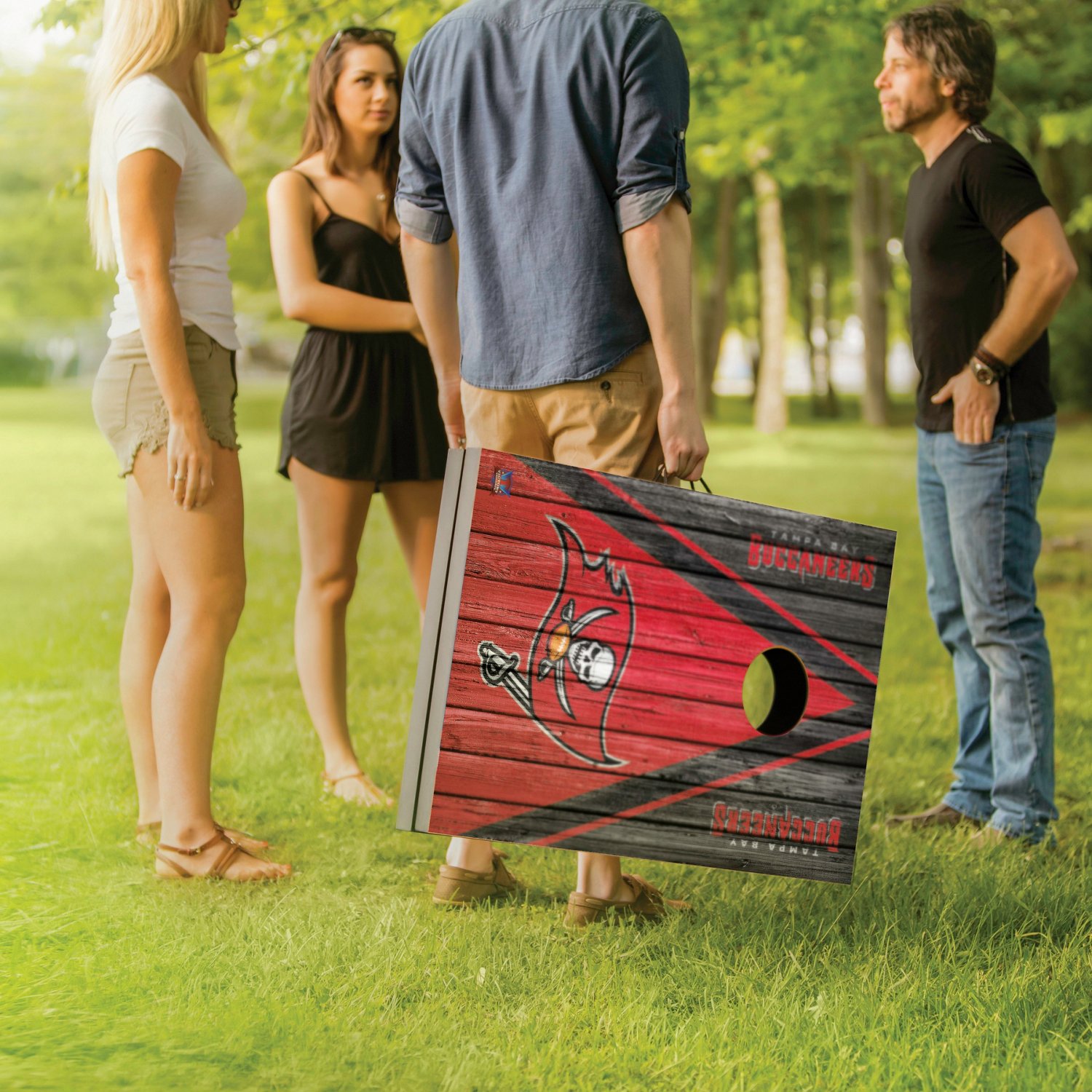 Victory Tailgate Tampa Bay Buccaneers Bean Bag Toss Game Academy