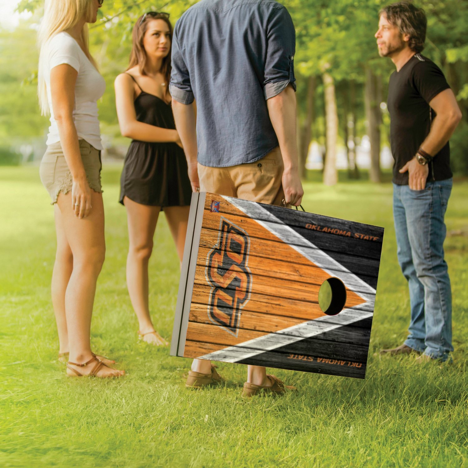 Victory Tailgate Oklahoma State University Bean Bag Toss Game Academy