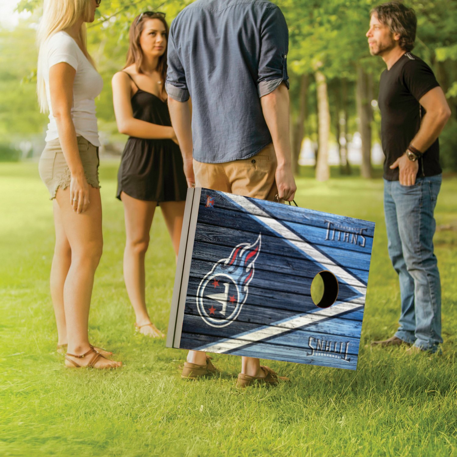 Tennessee Titans Cornhole Boards, Titans Bean Bag Toss Games