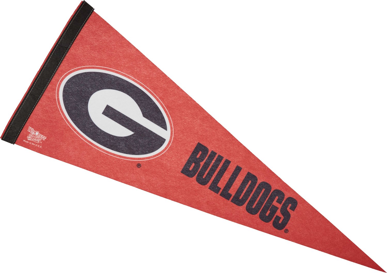WinCraft Georgia Bulldogs Wimpel - Offizieller NCAA Fan Artikel 30,5 X 76,2 Cm