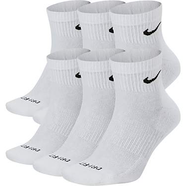 Nike Men's Everyday Plus Cushion Dri-FIT Training Ankle Socks 6 Pack                                                            