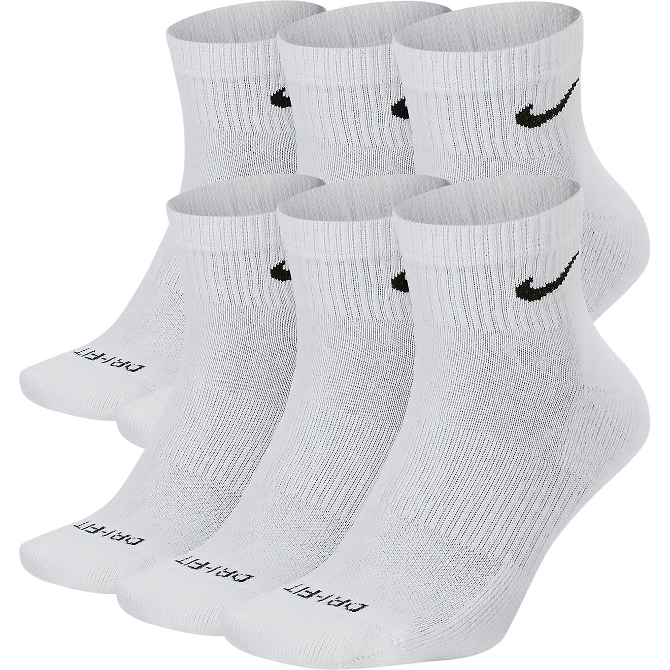 Plus Cushion Dri-FIT Training Ankle Socks Pack | Academy
