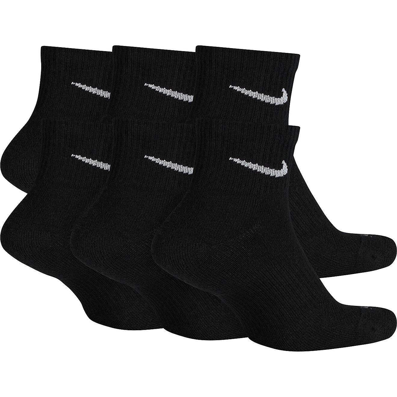 Nike Men's Everyday Plus Cushion Dri-FIT Training Ankle Socks 6 Pack                                                             - view number 2