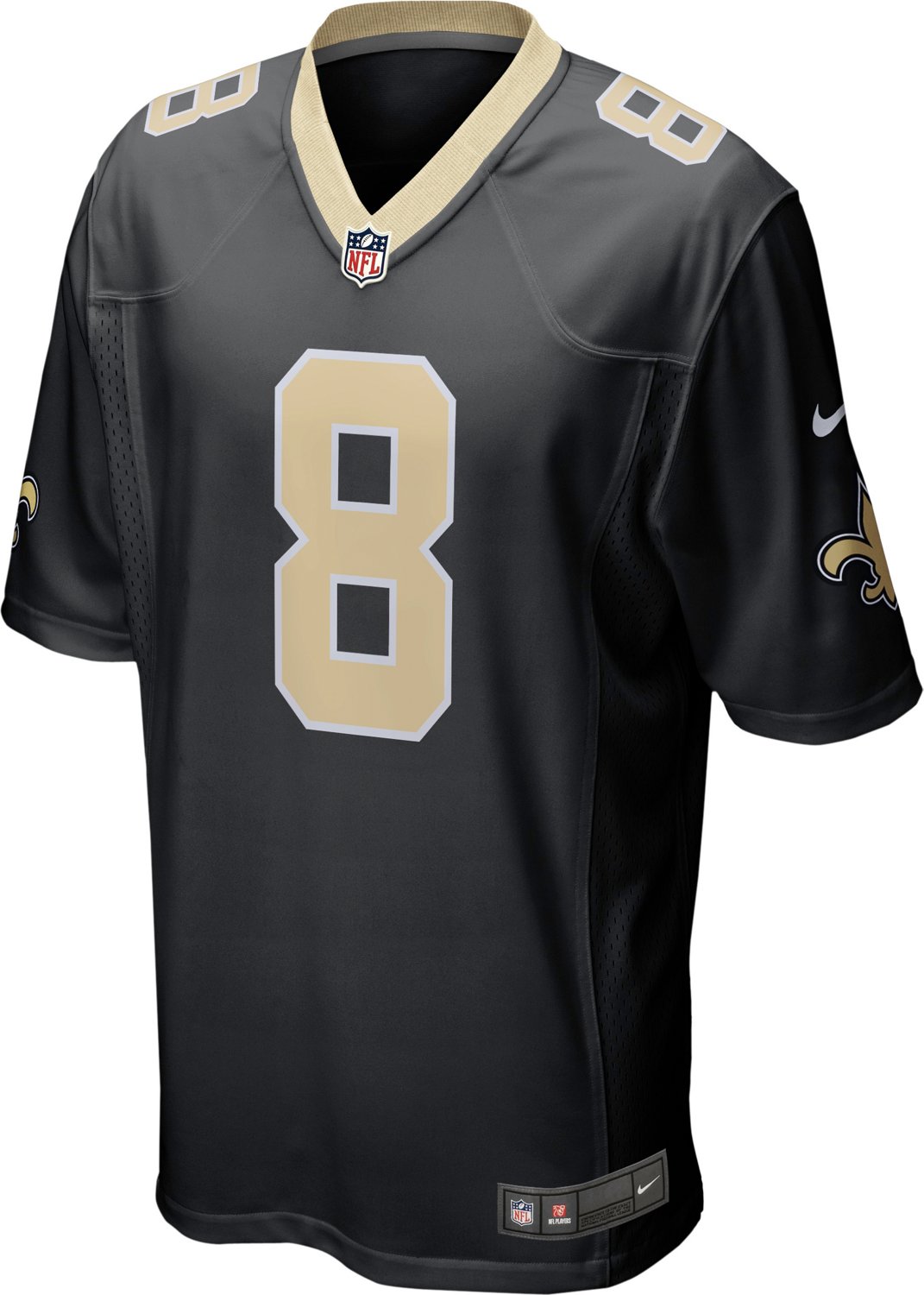 Archie Manning Black New Orleans Saints Autographed Mitchell & Ness Replica  Jersey with Saints Ring of Honor Inscription