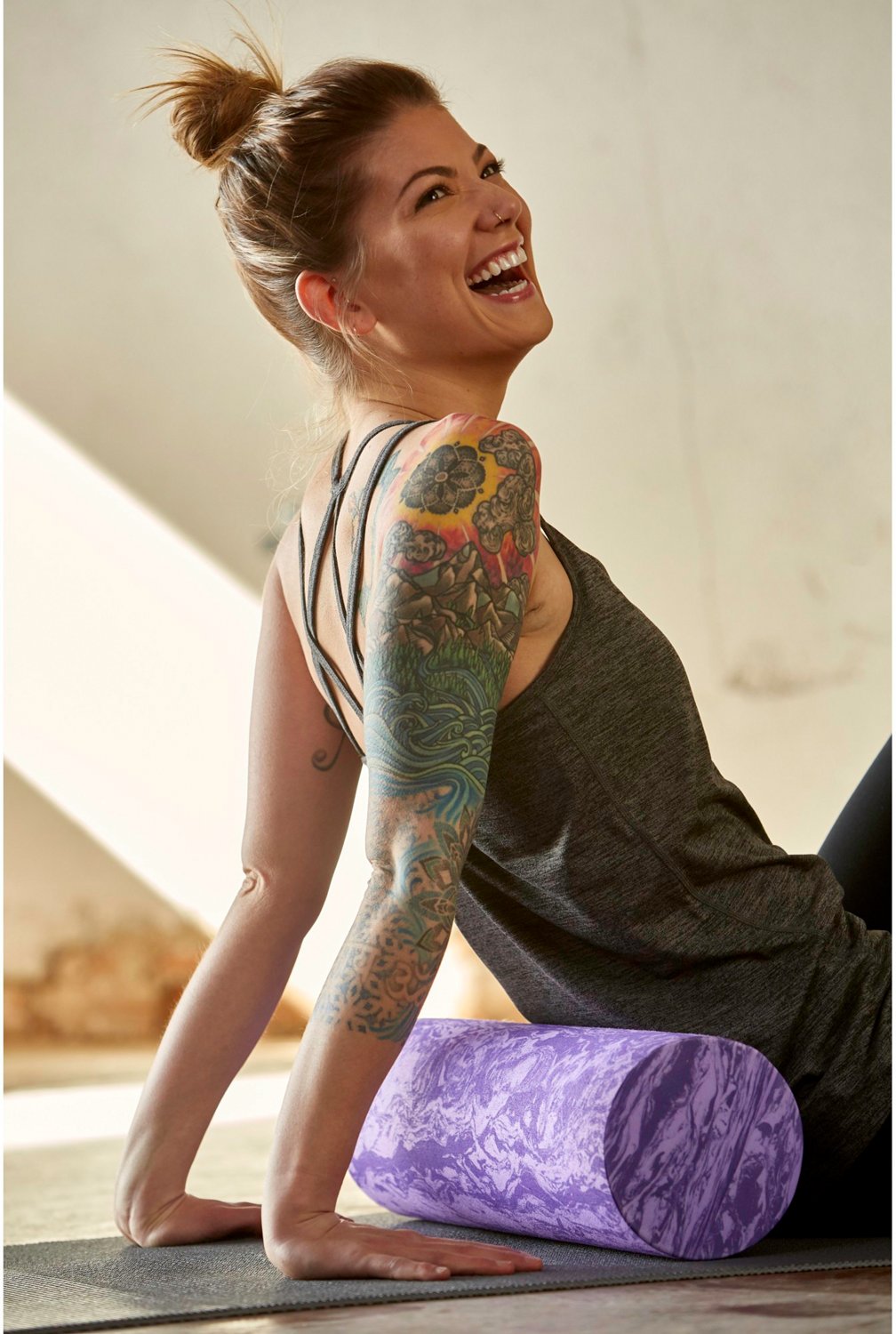 Gaiam Restore Marbled Foam Roller                                                                                                - view number 2