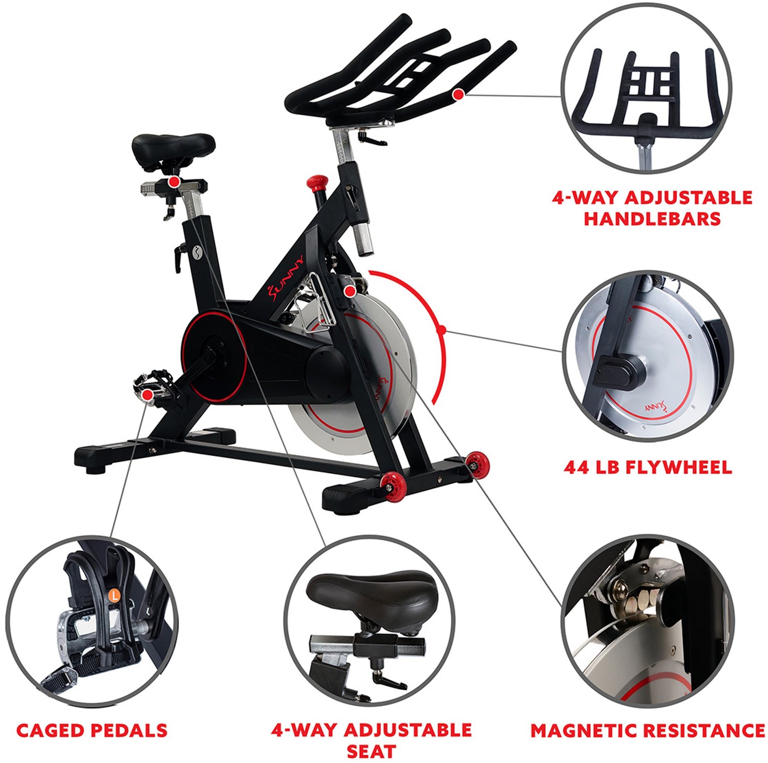 Magnetic belt spin discount bike