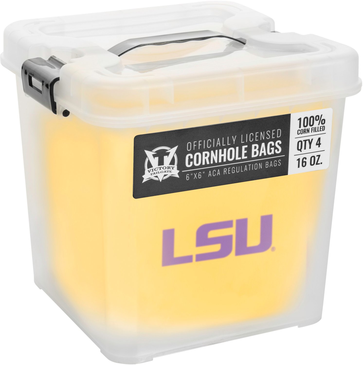 Victory Tailgate Louisiana State University Cornhole Replacement Bean Bags 4-Pack - view number 5