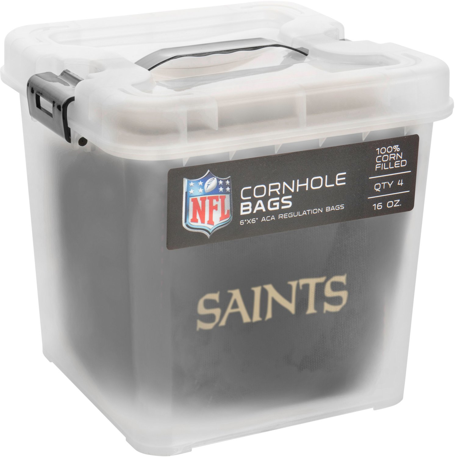 Victory Tailgate New Orleans Saints Regulation Corn-Filled Cornhole Bag Set, 4-Pack - view number 5