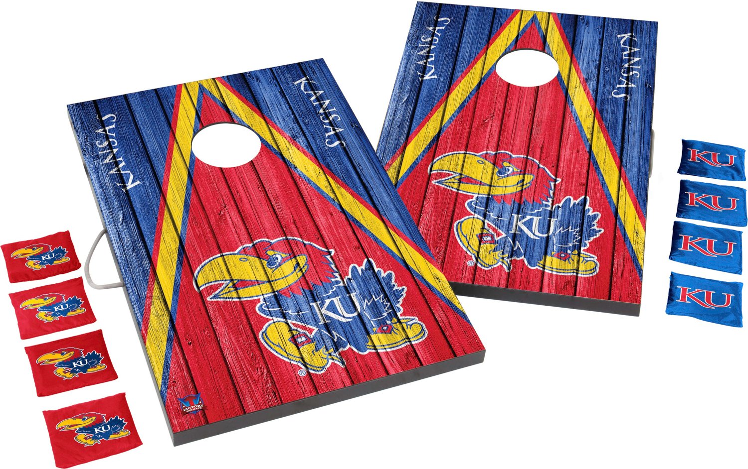 Victory Tailgate University of Kansas Bean Bag Toss Game Academy