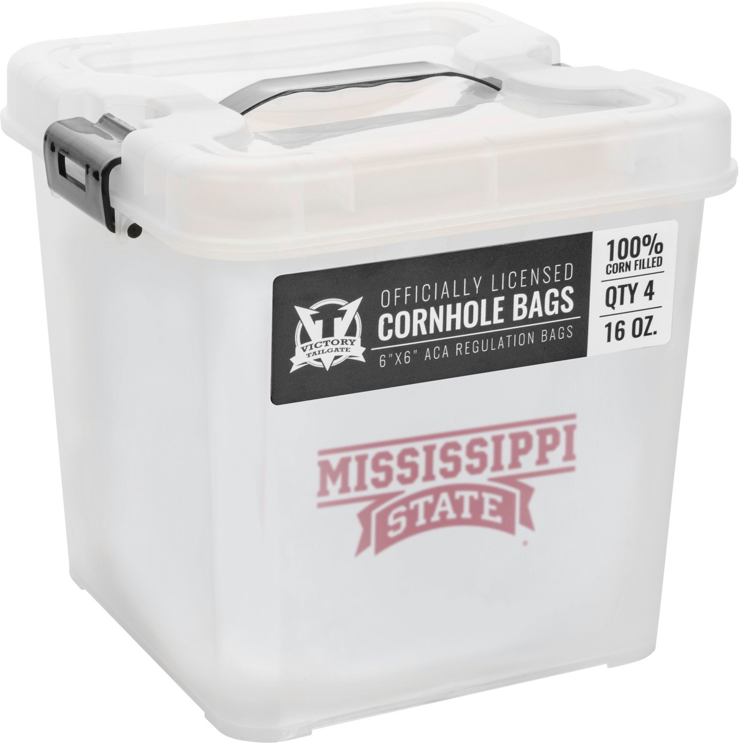 Victory Tailgate Mississippi State University Cornhole Replacement Bean Bags 4-Pack - view number 5