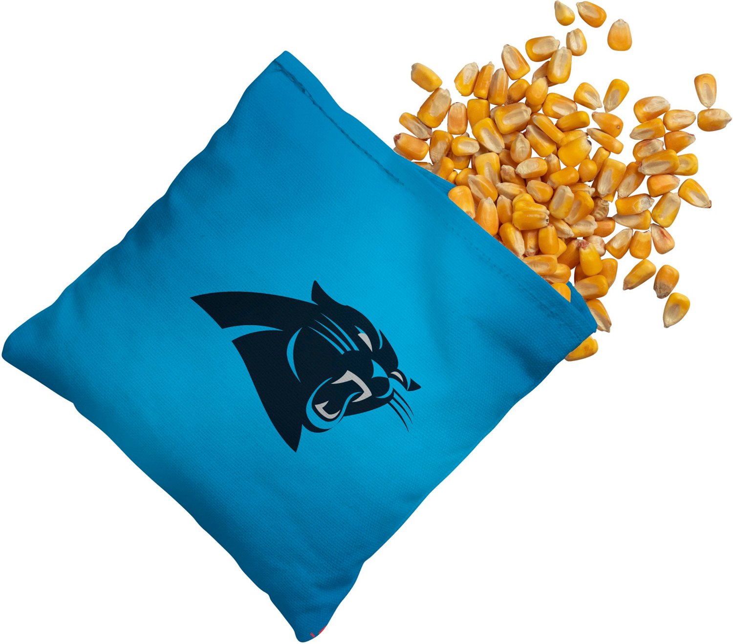 NEW NFL Carolina Panthers Bean Bag Set Regulation Cornhole Bags with  Container.