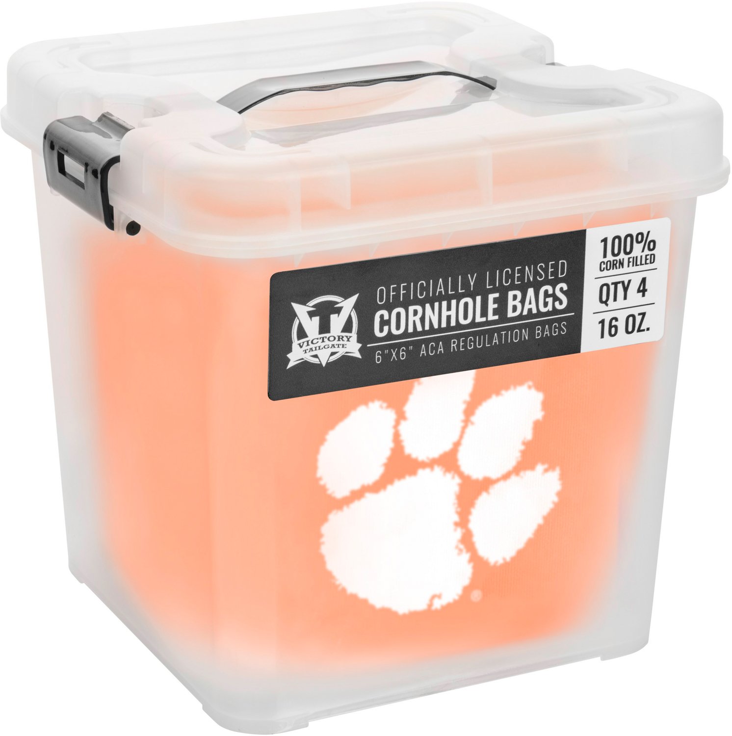 Victory Tailgate Clemson University Cornhole Replacement Bean Bags 4-Pack                                                        - view number 5