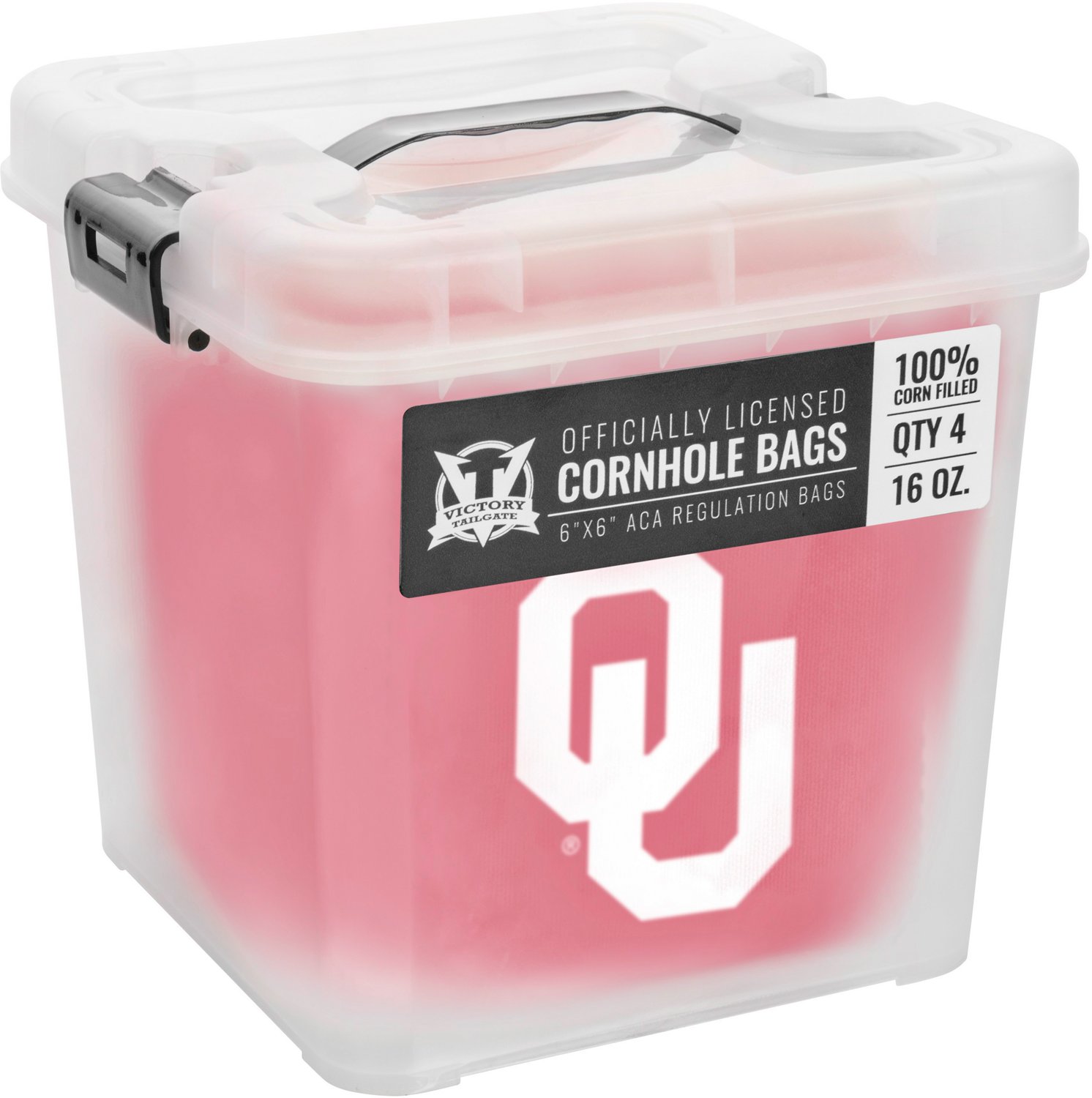 Victory Tailgate University of Oklahoma Cornhole Replacement Bean Bags 4-Pack - view number 5