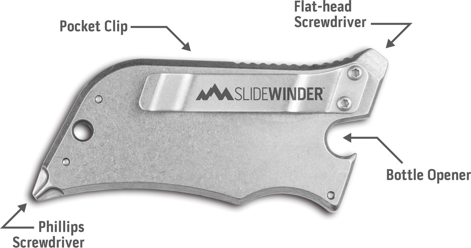 Outdoor Edge Slidewinder MultiTool Knife Academy