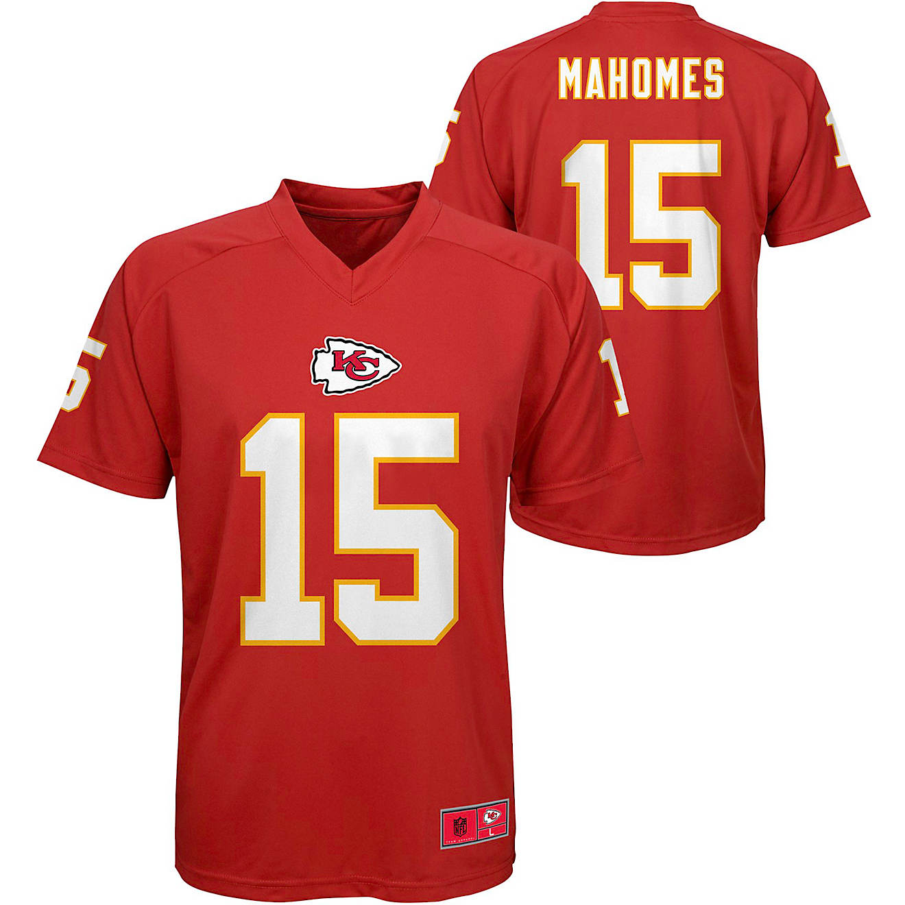 NFL Boys' Kansas City Chiefs Patrick Mahomes 15 T-shirt                                                                          - view number 1