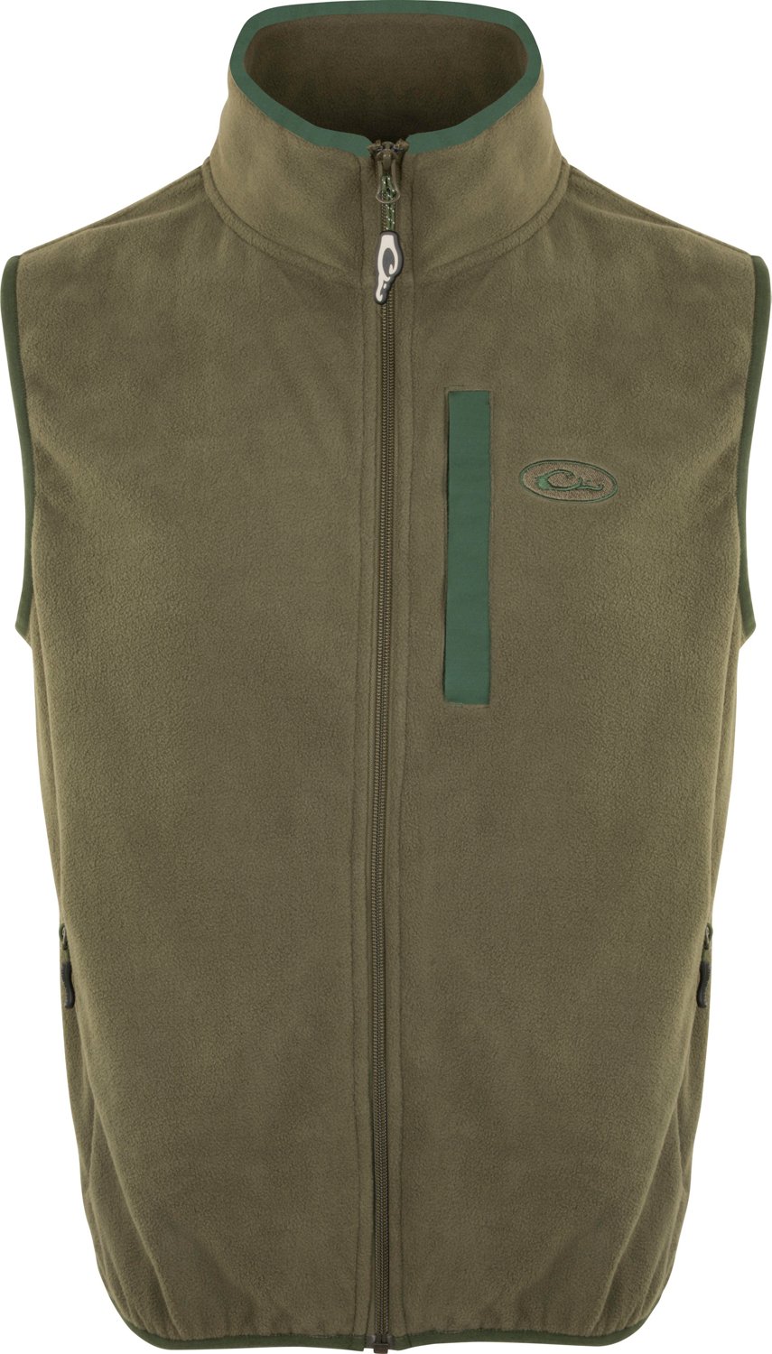 Drake Waterfowl Men's Camp Fleece Vest Academy