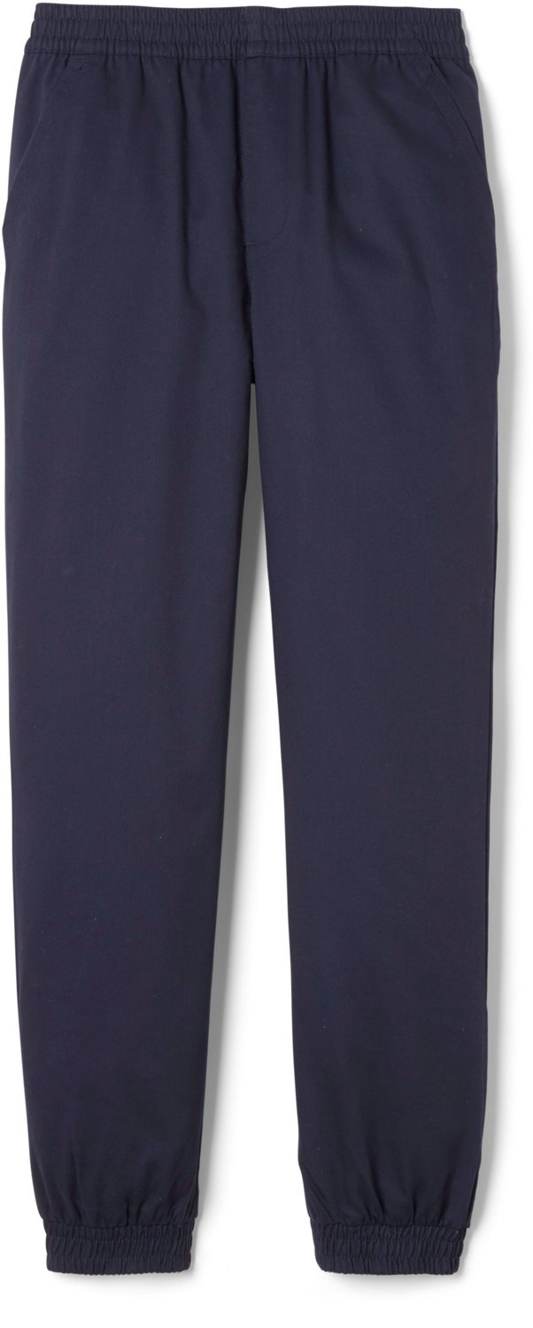 French Toast Boys' PullOn Twill Extended Sizing Jogger Pants Academy