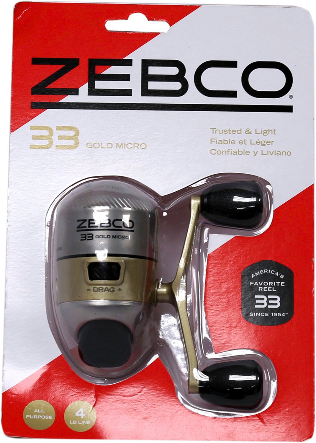 Zebco 33 Gold Spincast Reel - view number 5