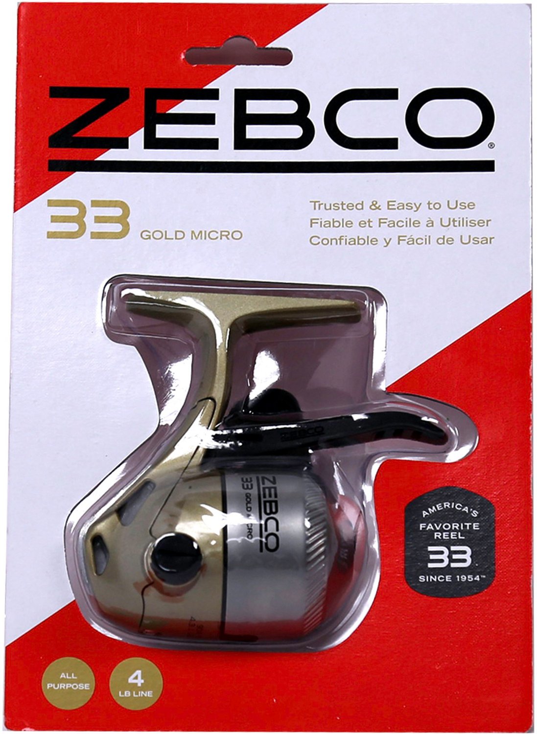 Zebco 33 Micro Gold Triggerspin Reel - view number 5