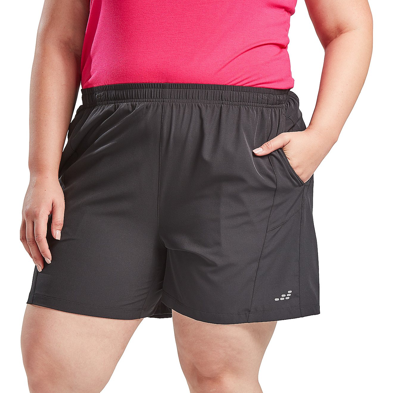 BCG Women's Athletic Woven Walk Plus Size Shorts | Academy