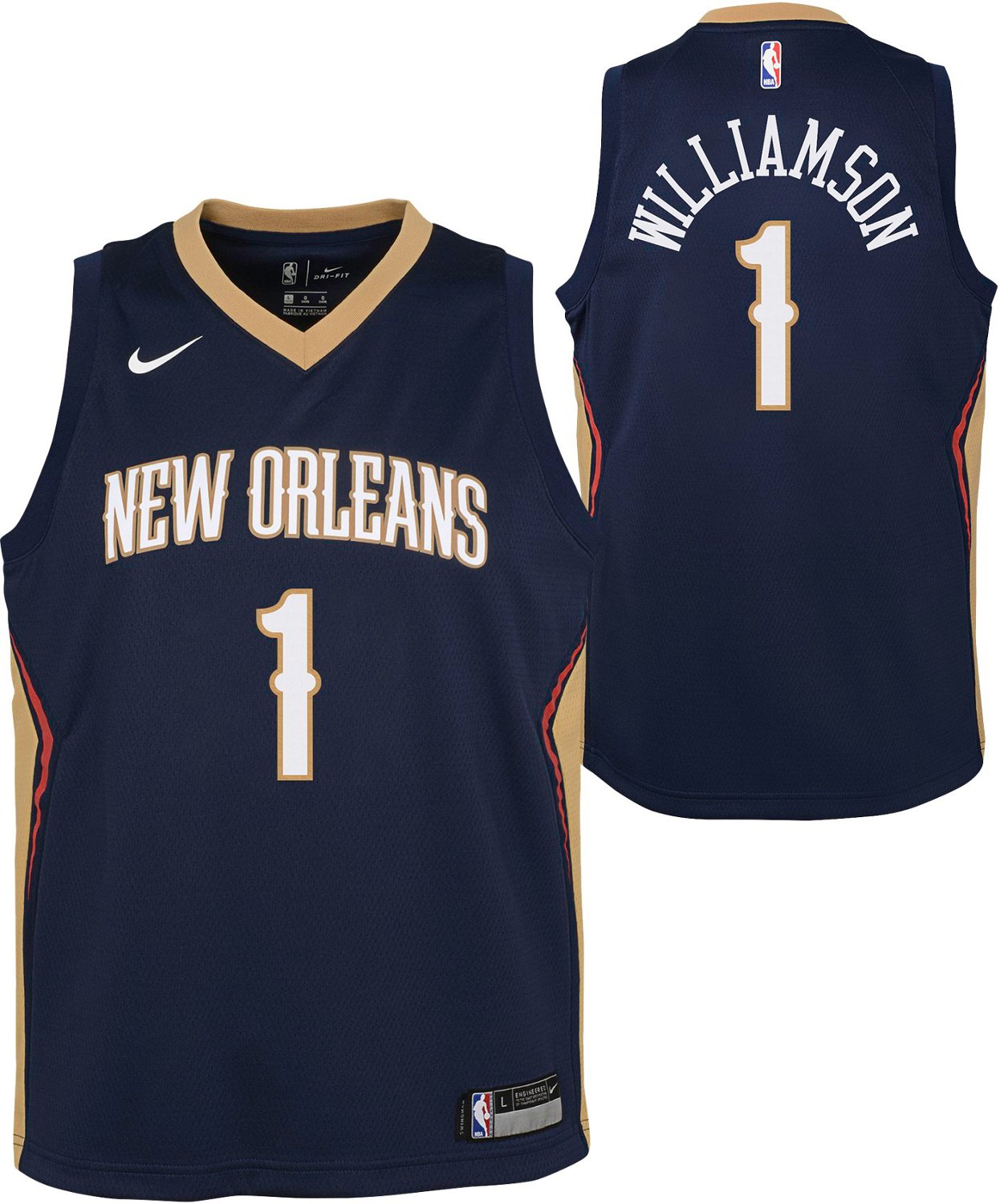 Nike Zion Williamson Pelicans City Edition Swingman Jersey Boy