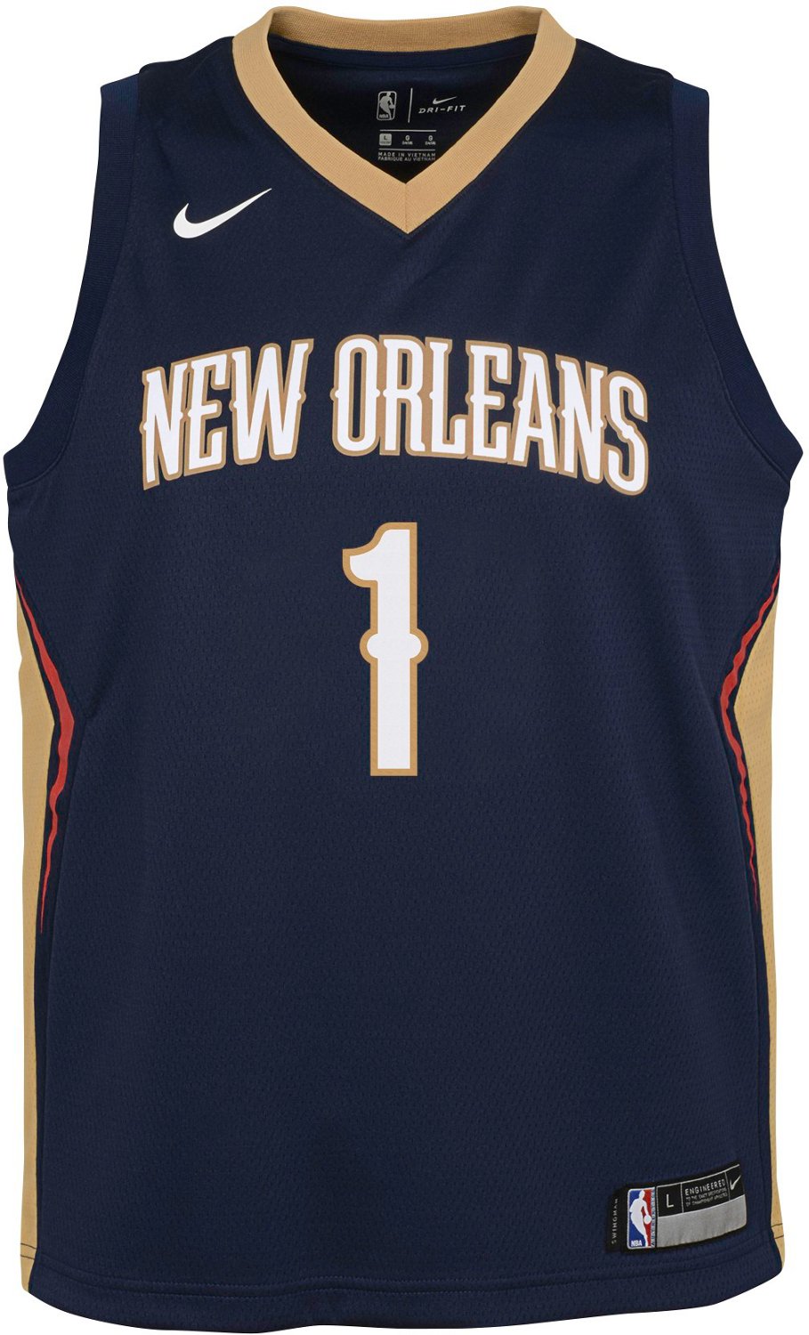 new orleans zion williamson jersey