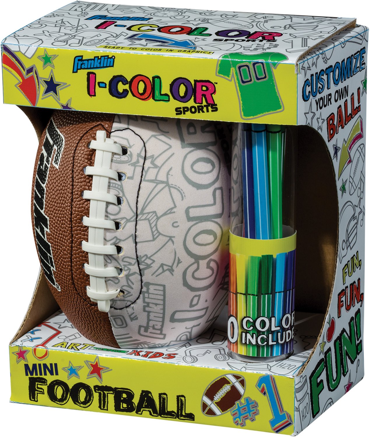 Franklin I-Color Mini Football                                                                                                   - view number 1 selected