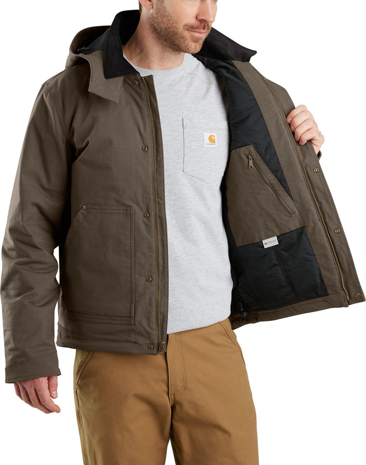 Carhartt Men's Full Swing Steel Work Jacket - view number 4