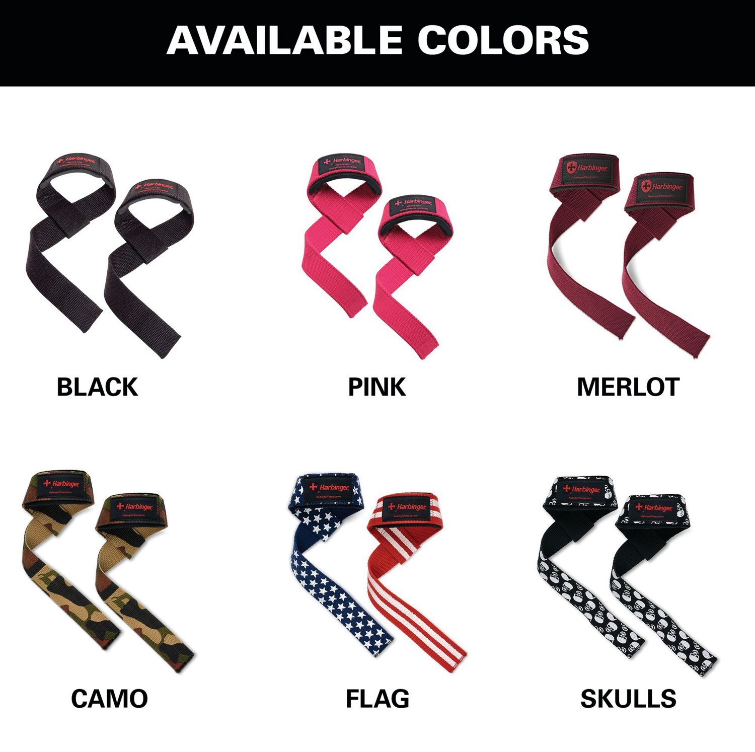Harbinger Padded Cotton Lifting Straps Academy