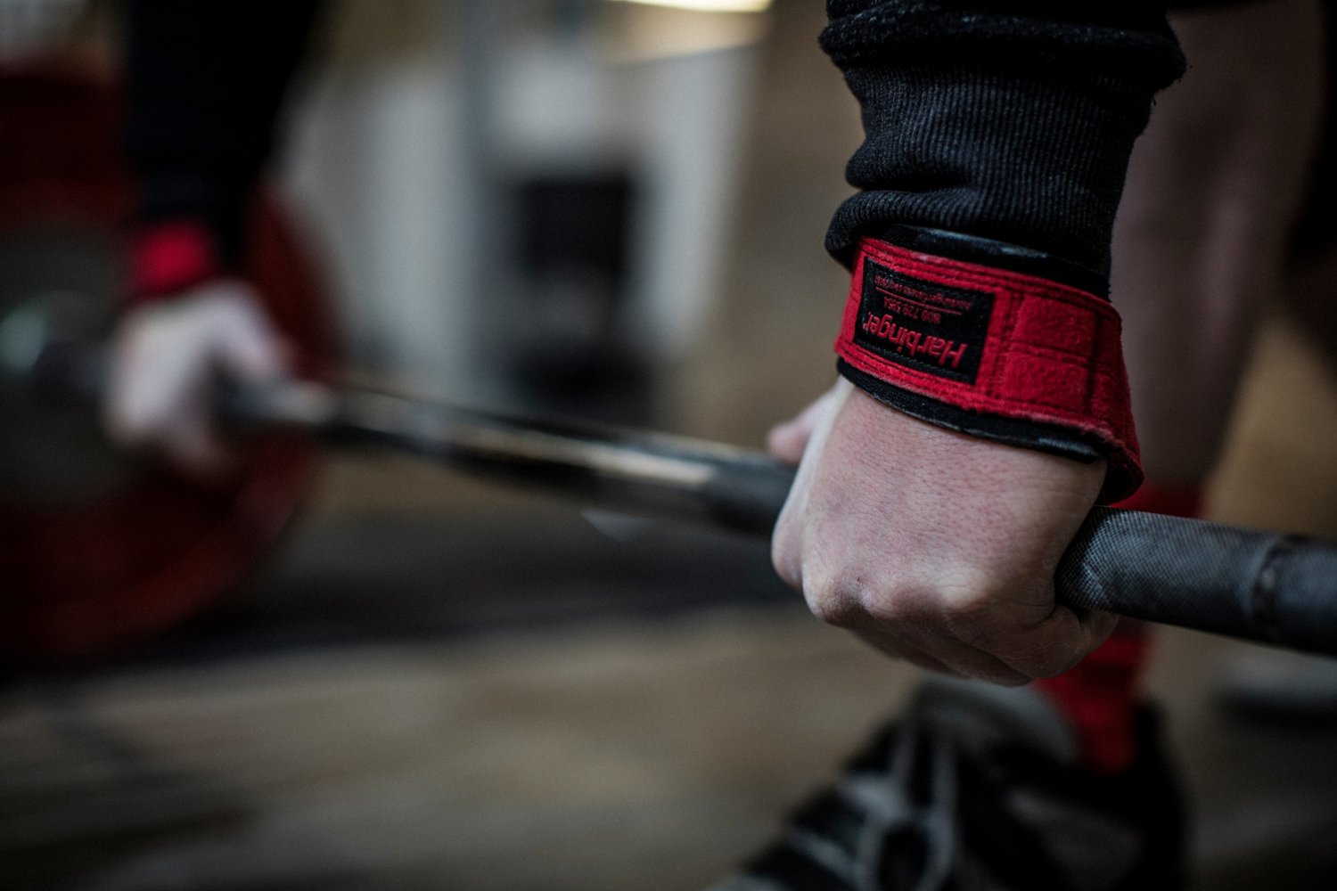 Harbinger Adults' Padded Leather Lifting Straps                                                                                  - view number 3