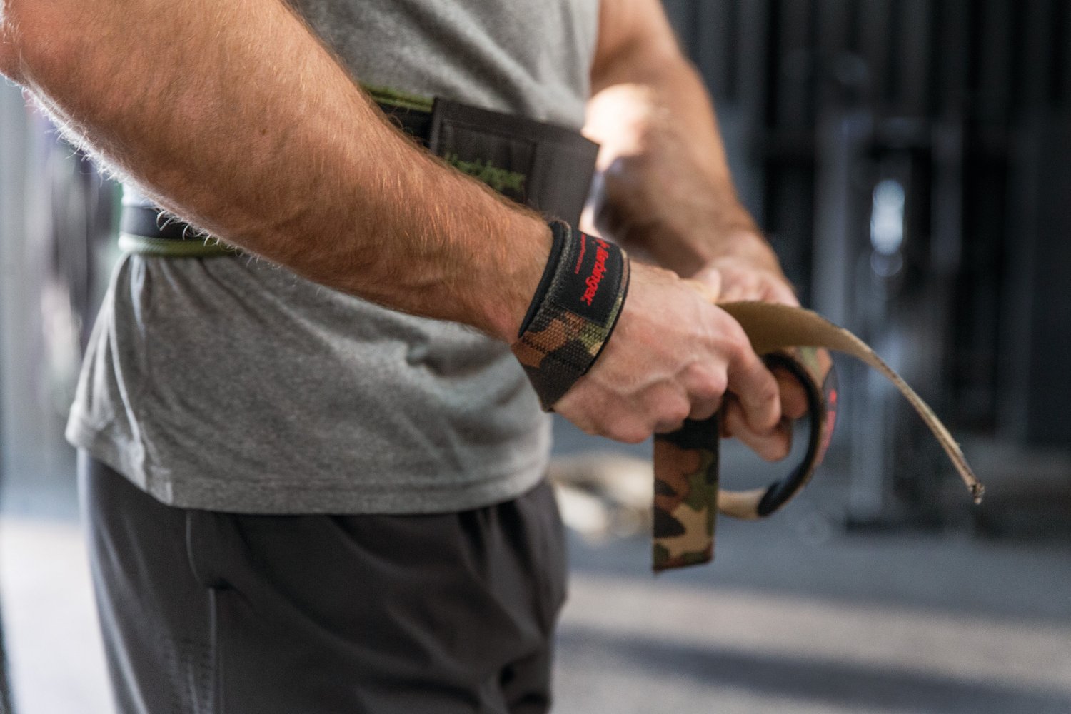 Harbinger Padded Cotton Lifting Straps - Black