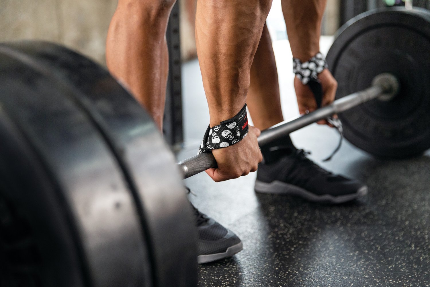 Lifting Straps | Premium Padded Weightlifting Straps - Gray