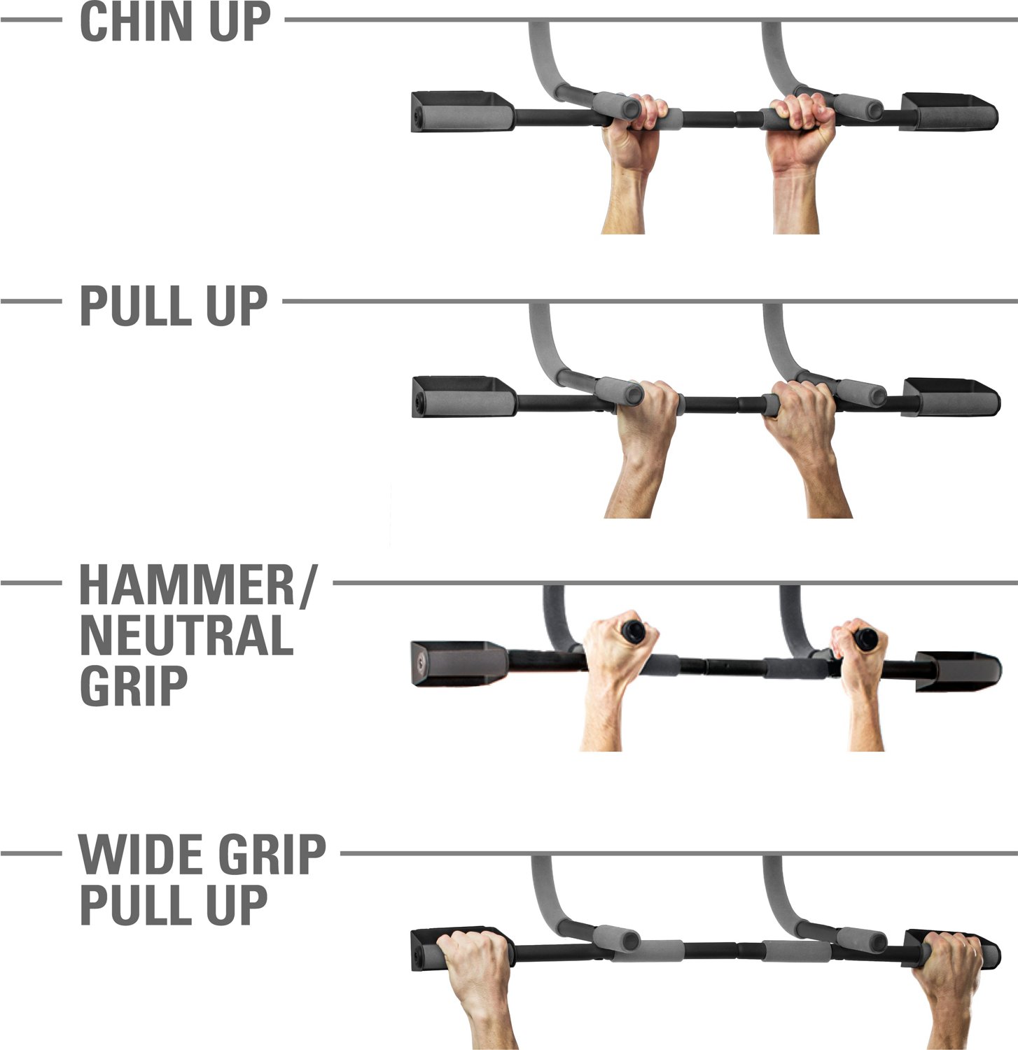 Harbinger Multi Gym Pro Doorway Pull Up Bar Academy