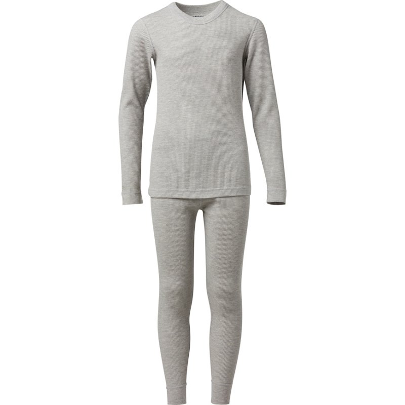 Magellan Outdoors Boys' Thermal Waffle Pants Grey, Small - Men's Thermals at Academy Sports product image