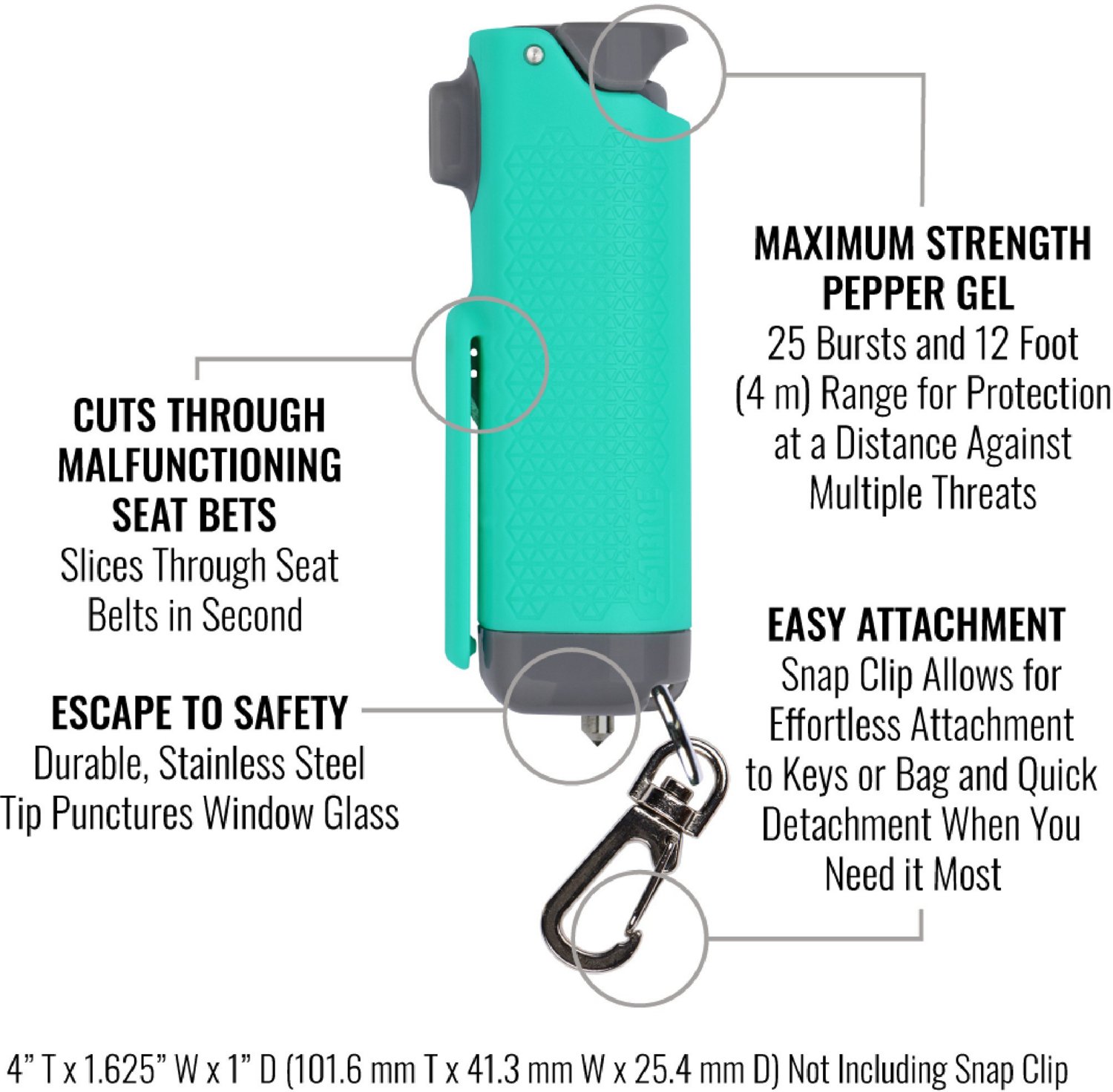 SABRE Red Safe Escape 3-in-1 Automotive Tool - view number 2