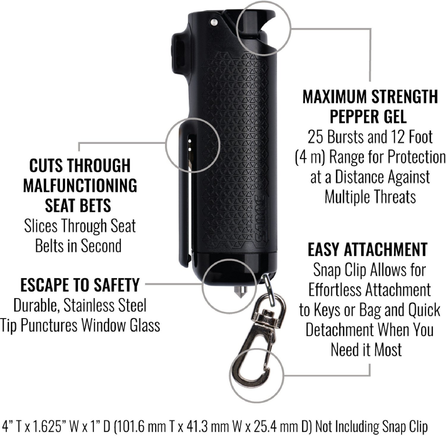SABRE Red Safe Escape 3-in-1 Automotive Tool - view number 2