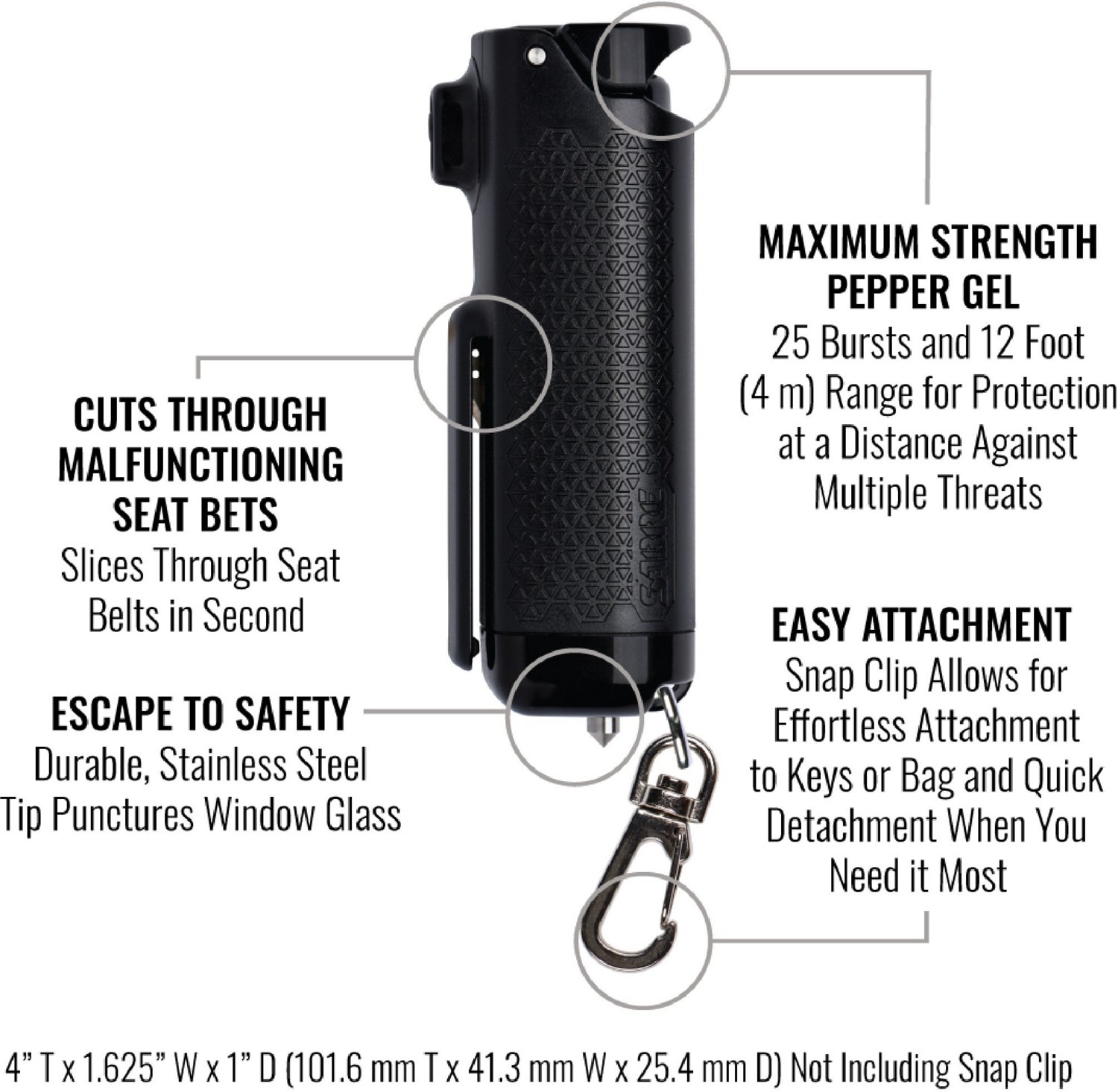 SABRE Red Safe Escape 3-in-1 Automotive Tool                                                                                     - view number 2