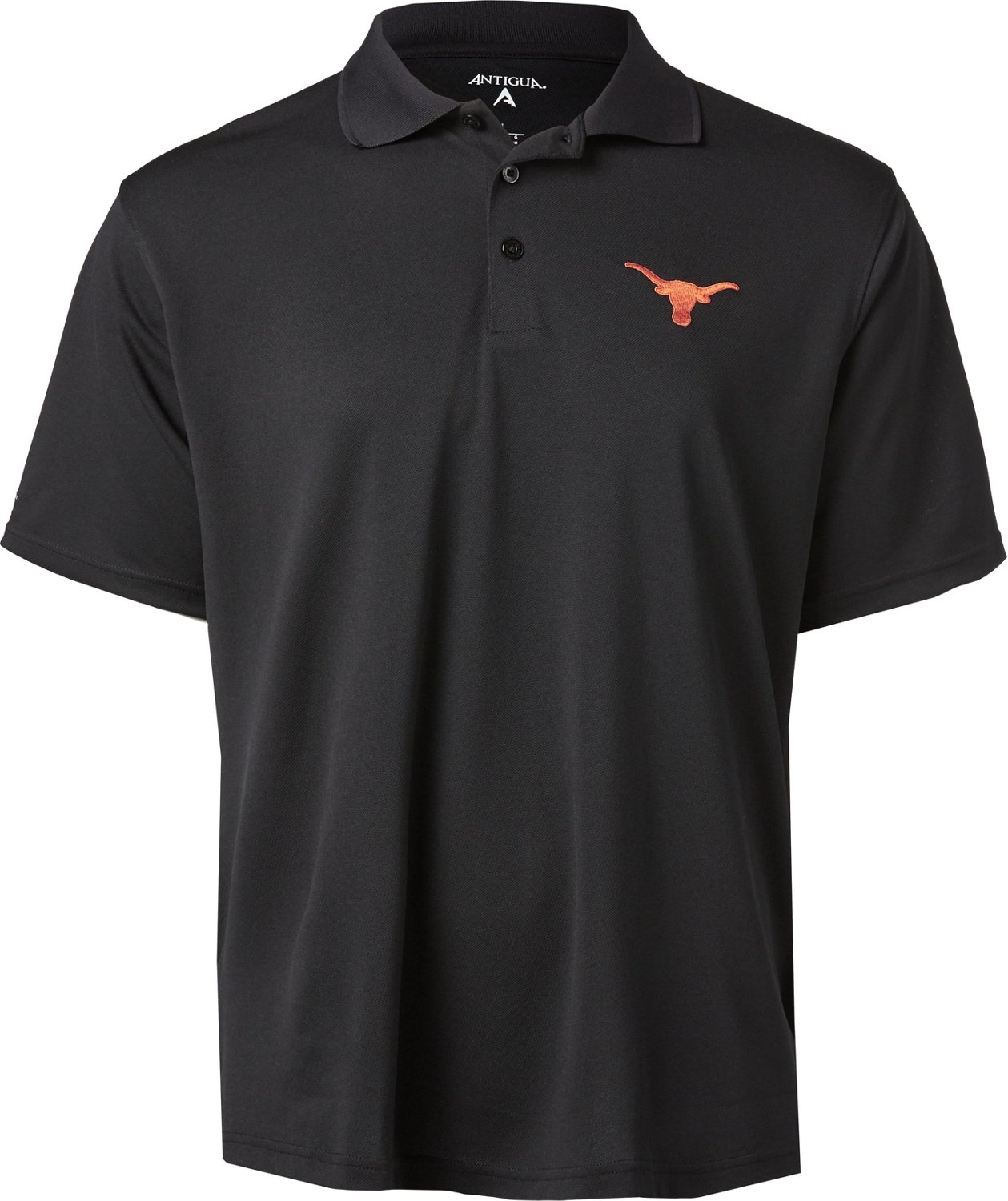Antigua Men's University of Texas Pique Xtra-Lite Polo Shirt