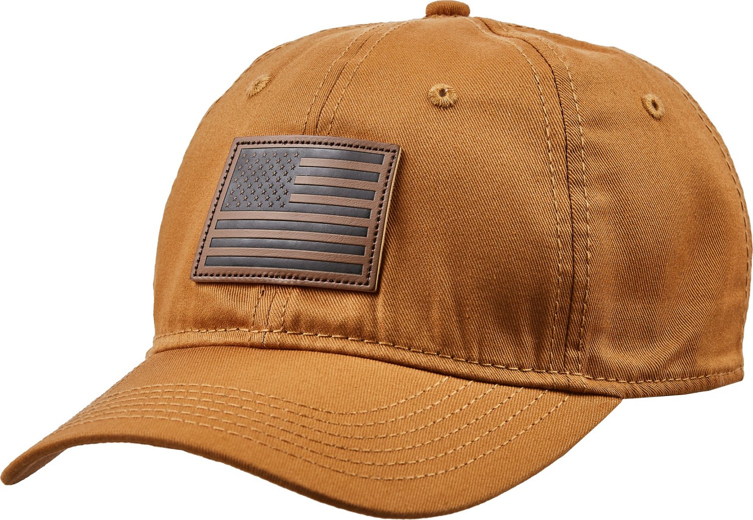 Academy Sports + Outdoors Men's Faux Leather Flag Cap | Academy