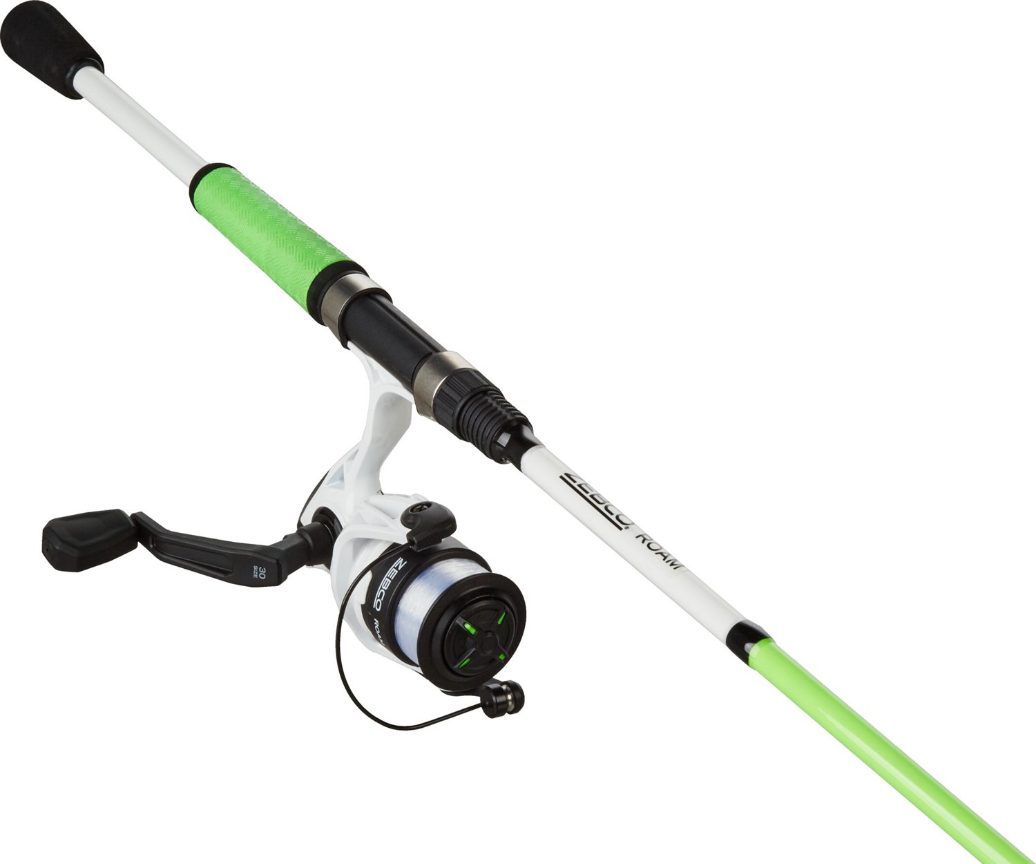 Academy Sports + Outdoors Zebco Roam 30 6 ft 6 in M Freshwater Spinning Rod  and Reel Combo