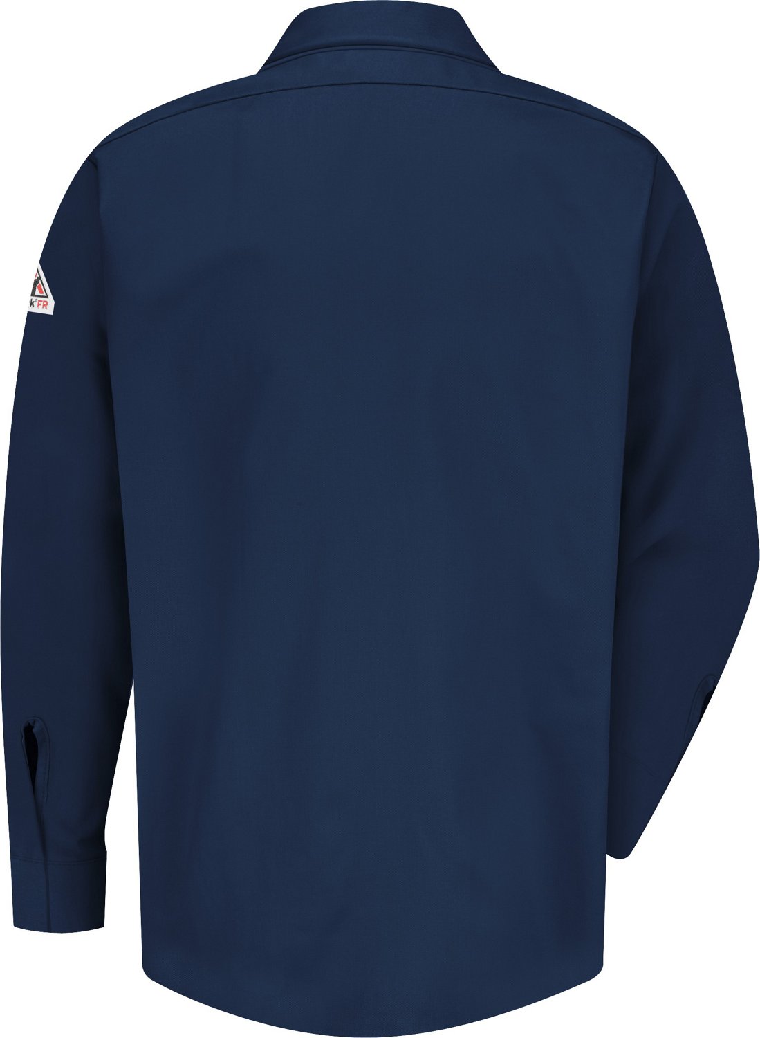 Bulwark Men's Concealed Gripper Pocketless Midweight FR Long Sleeve Work Shirt - view number 2