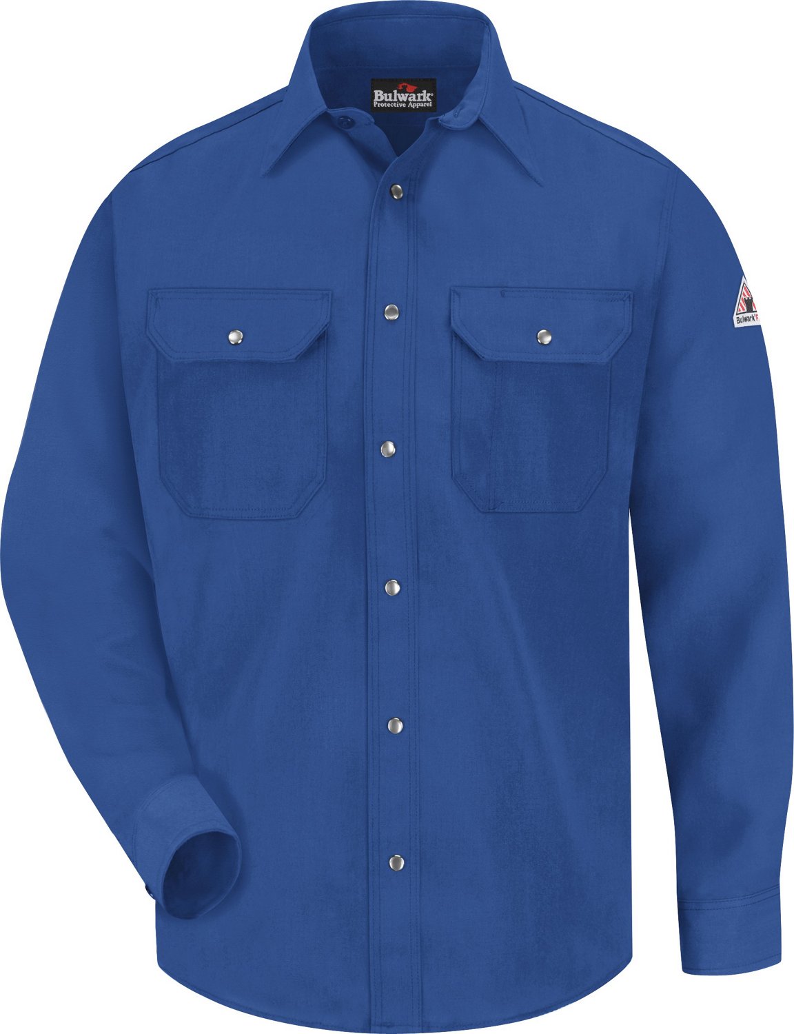 Bulwark Men's Lightweight Nomex Flame Resistant Snap Flame Resistant ont Shirt - view number 3