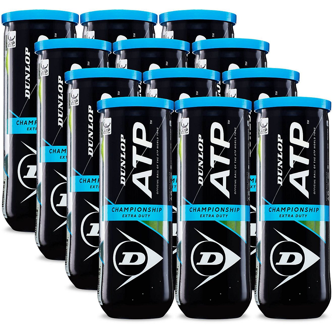 Dunlop ATP Championship Extra Duty Tennis Balls 12-Pack                                                                          - view number 1