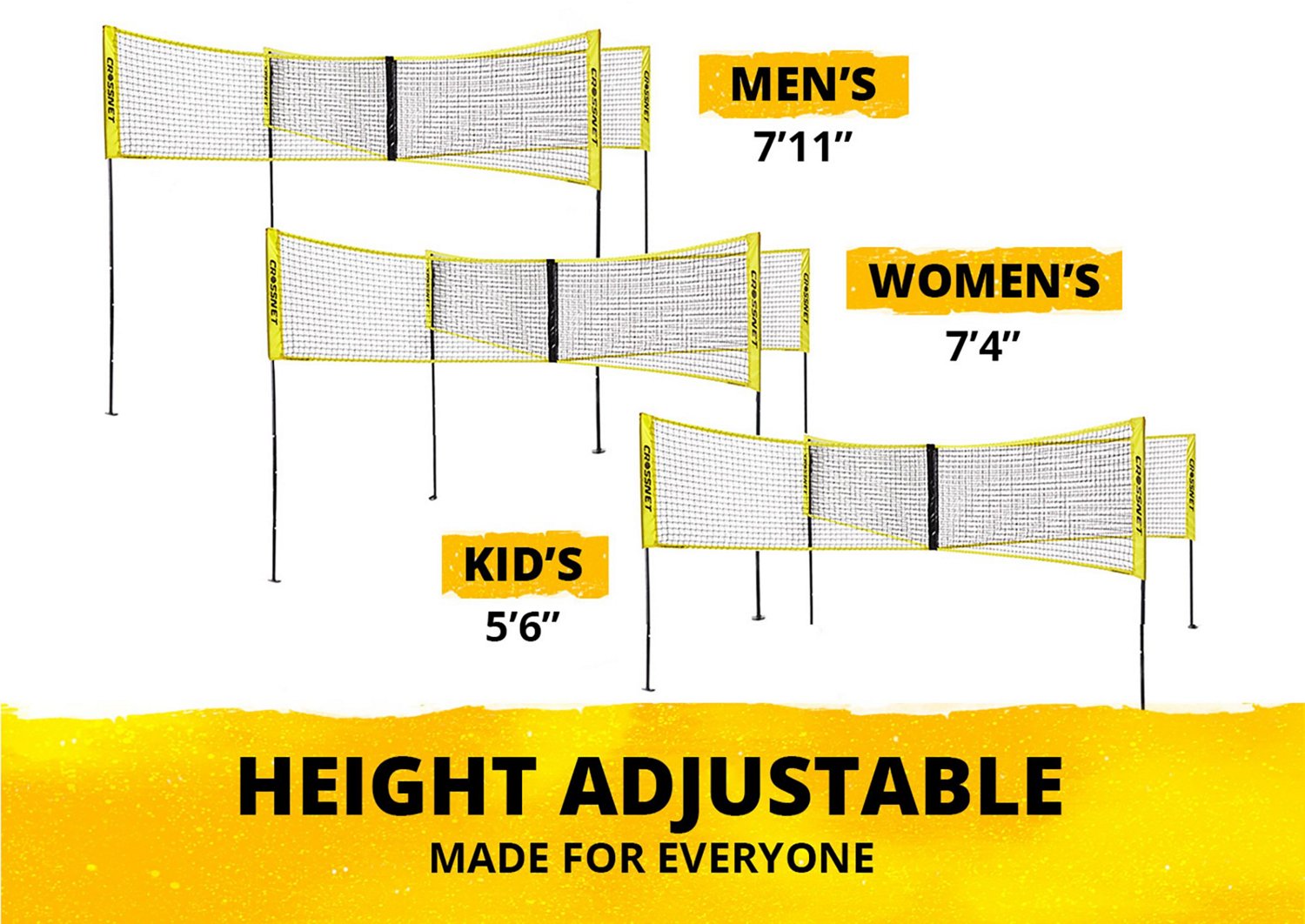 CROSSNET 4-Way Volleyball Game                                                                                                   - view number 4