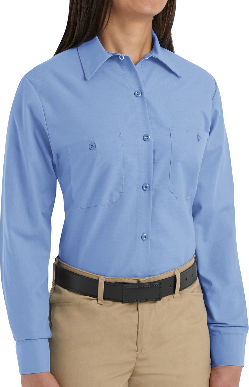 Red Kap Women's Industrial Long Sleeve Work Shirt