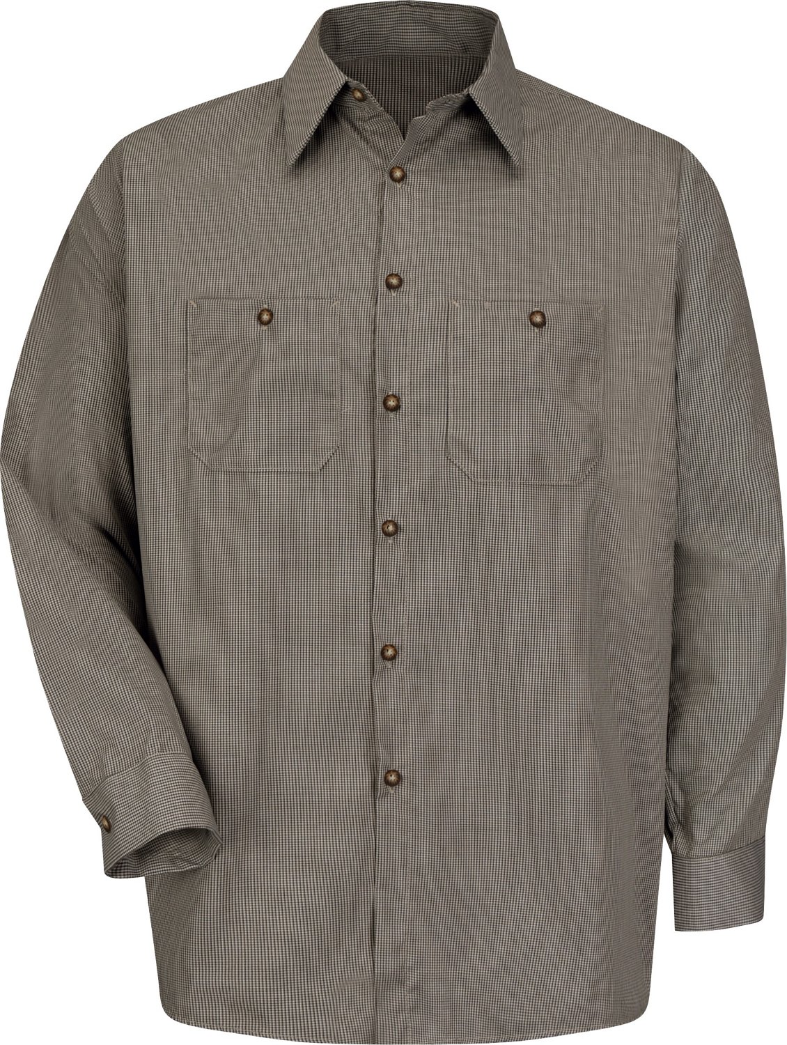 Red Kap Men's Microcheck Uniform Work Shirt                                                                                      - view number 2