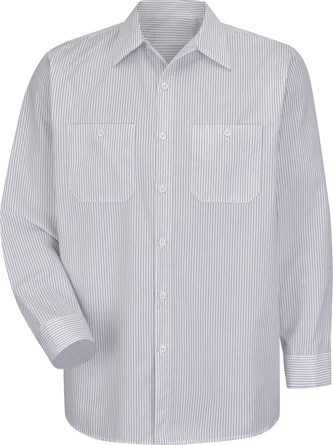 Red Kap Men's Industrial Stripe Work Shirt                                                                                       - view number 2