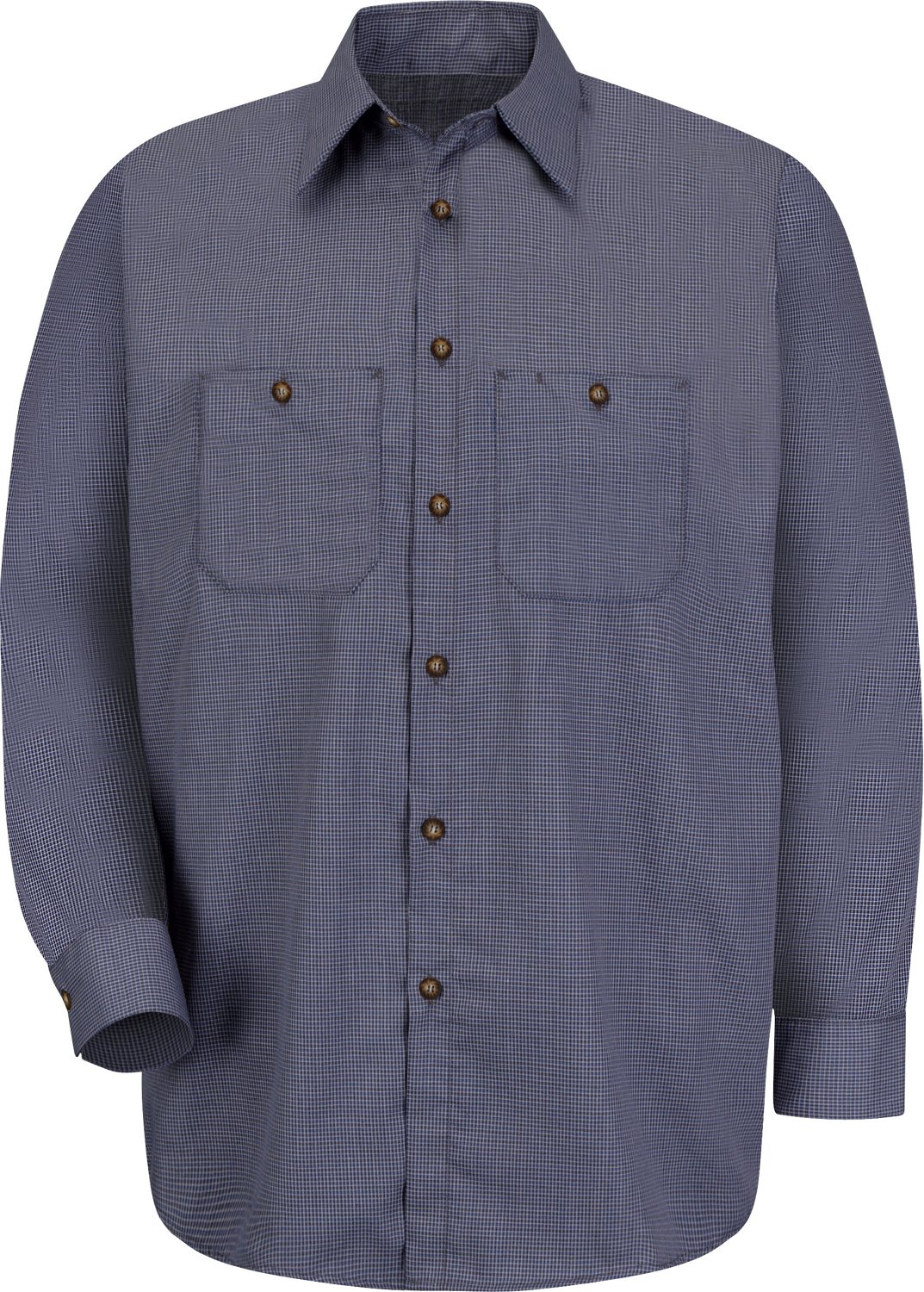 Red Kap Men's Microcheck Uniform Work Shirt                                                                                      - view number 2