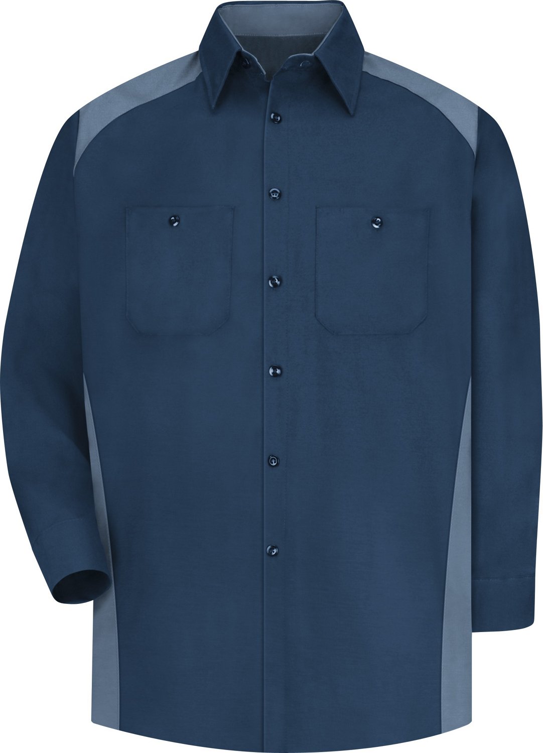 Red Kap Men's Motorsports Collared Long Sleeve Shirt                                                                             - view number 3